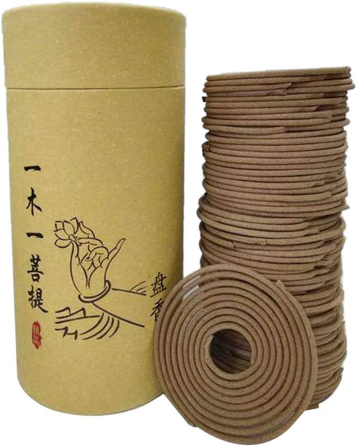 Taotenish 120pcs Spiral Incense Coils Sandalwood
