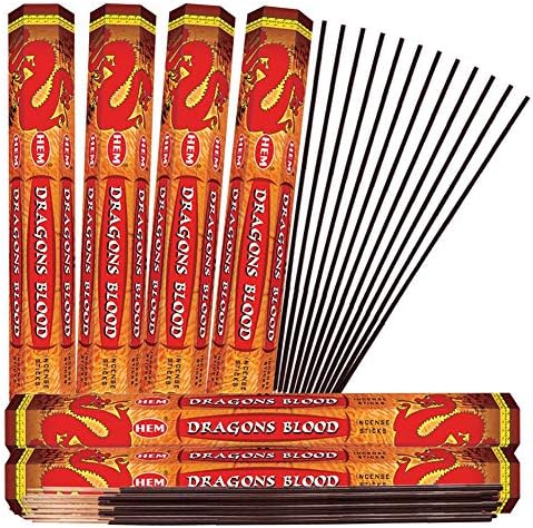 Dragons Blood Incense Sticks and Holder Set