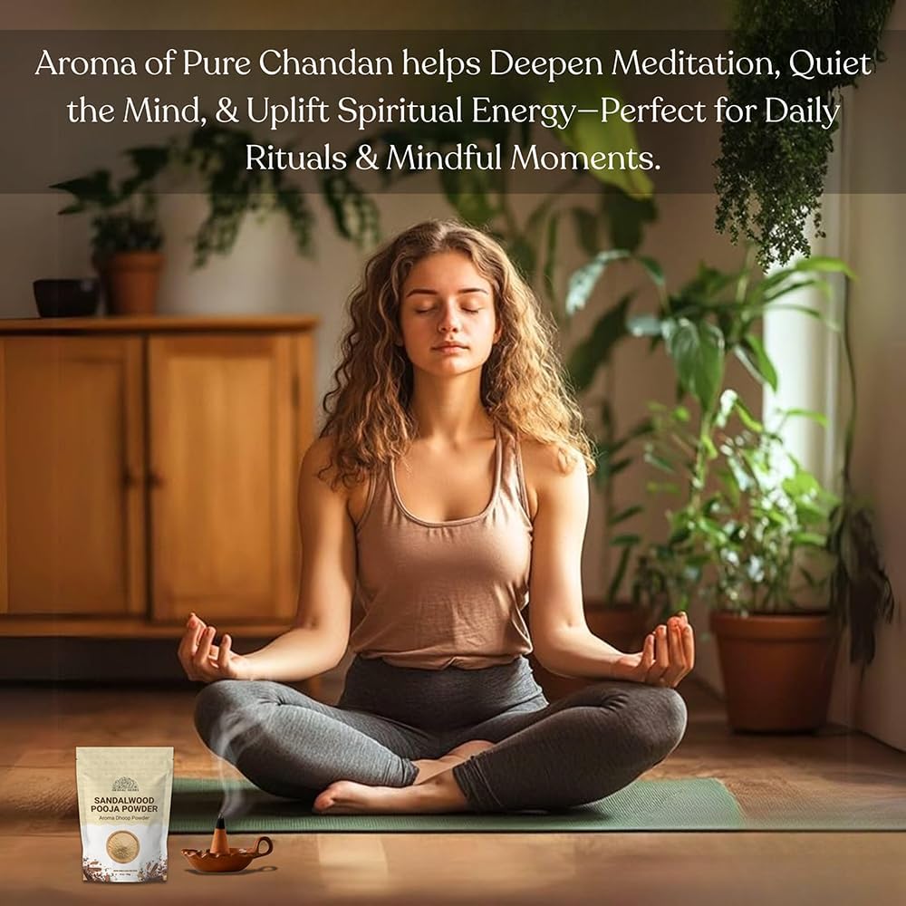 Chandan Sandalwood Incense Powder for Havan and Puja