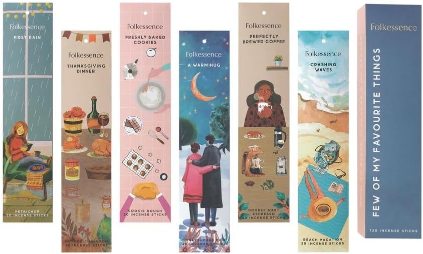 Folkculture Incense Sticks Pack of 6 Fall Scented 45 Min Burn Time