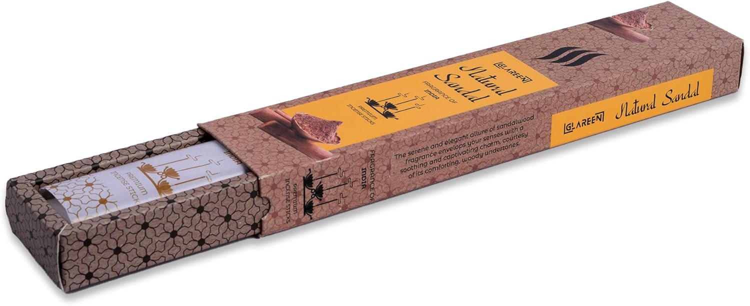 Natural Sandalwood Agarbatti Incense Sticks Pack of 50