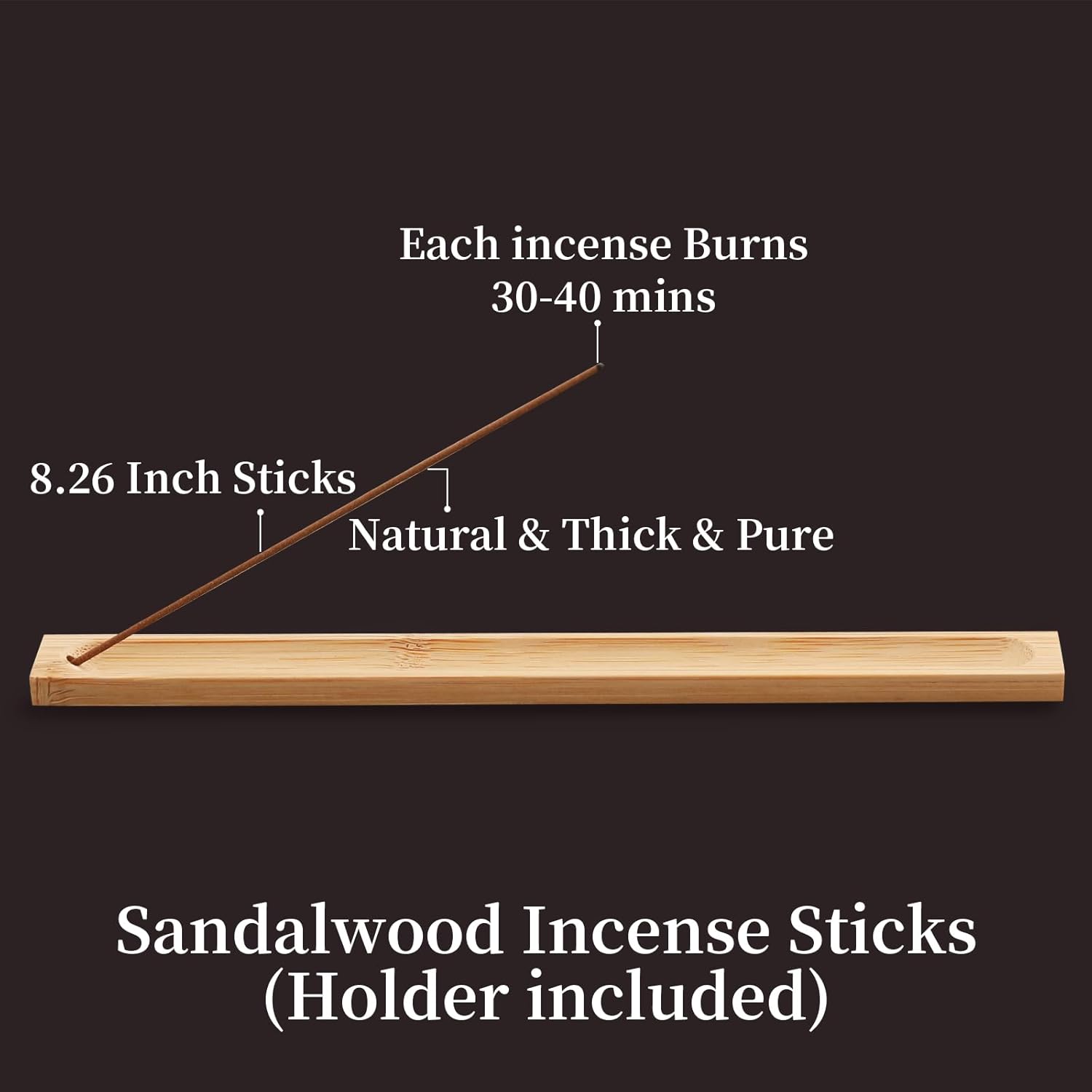 500pcs Incense Sticks with 2 Holders for Meditation and Relaxation