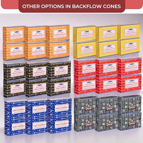 Dragons Blood Incense Cones for Waterfall Fountain - Pack of 6
