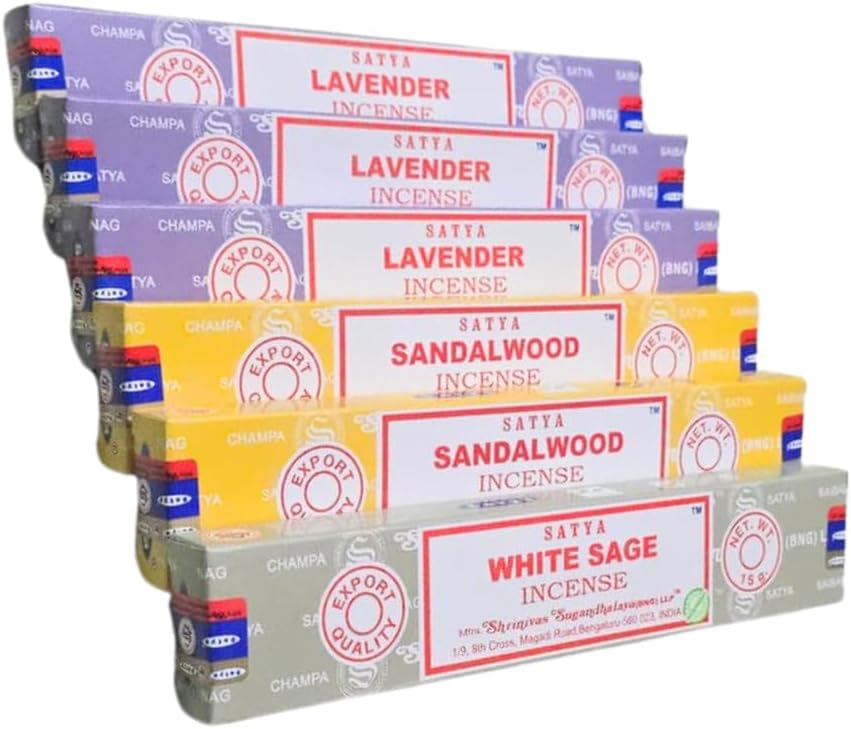 ANKCIENSE Incense Holder with 3 Fragrances 90 Sticks Variety Pack 1