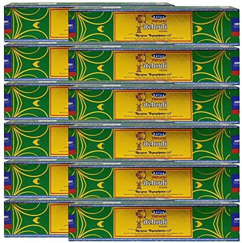 TRUMIRI Natural Patchouli Incense Sticks and Holder Bundle