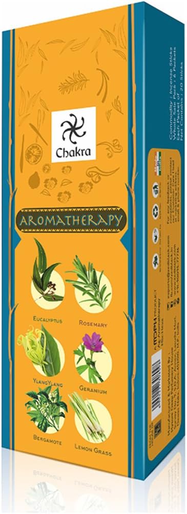 Chakra Aromatherapy Incense Gift Pack 120 Natural Sticks