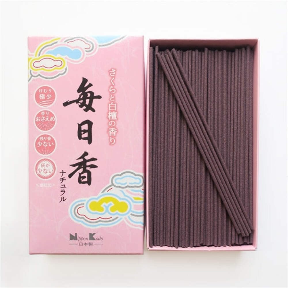 MAINICHI KOH Cherry Blossoms Sandalwood Incense 280 Sticks