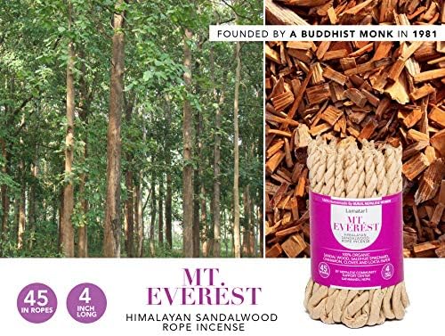 Handmade Himalayan Sandalwood Organic Tibetan Rope Incense from Nepal