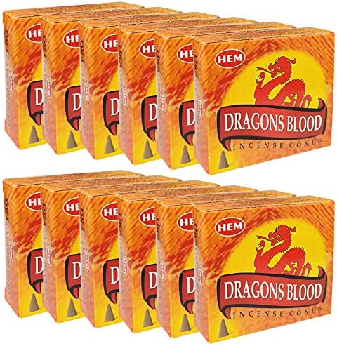 Dragons Blood Incense Cones and Burner Bundle