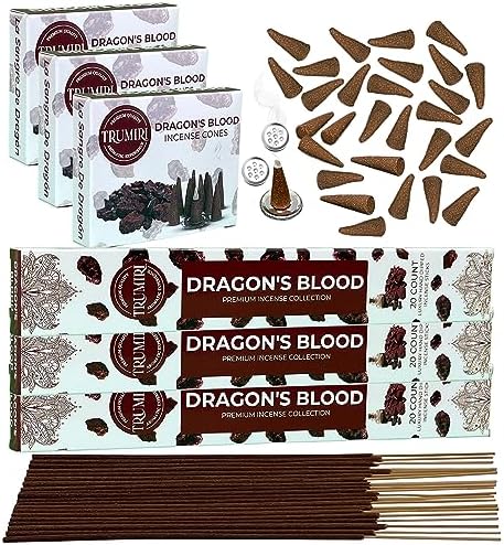 Dragons Blood Incense Sticks and Cones Combo Pack