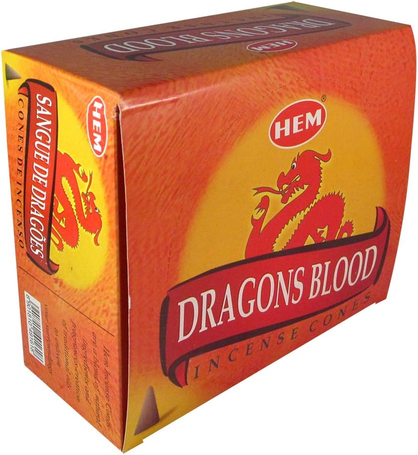 Dragons Blood Incense Cones and Burner Bundle