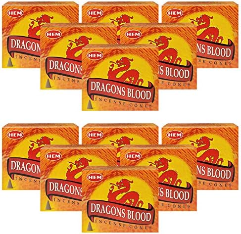 Dragons Blood Incense Cones and Burner Bundle