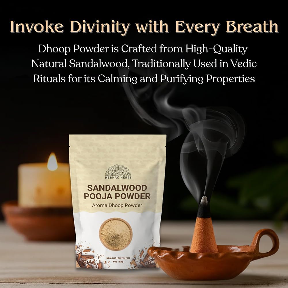 Chandan Sandalwood Incense Powder for Havan and Puja