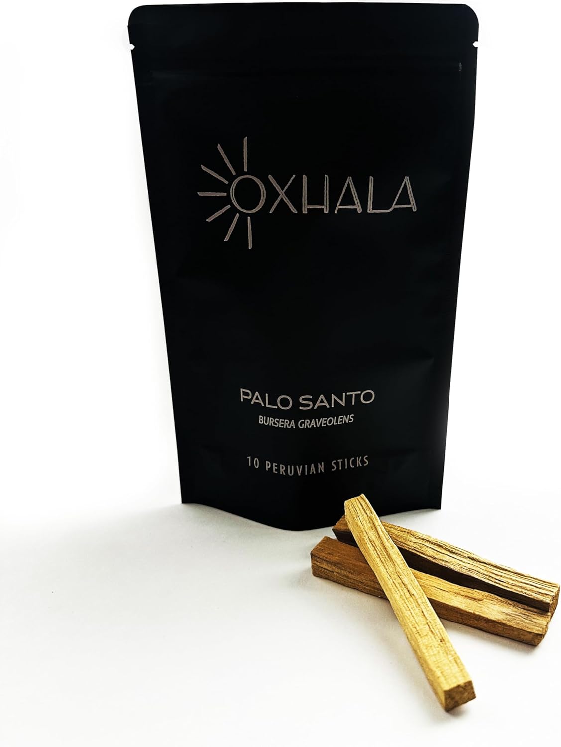 Oxhala Palo Santo Sticks Pack of 10 Handcrafted in Peru