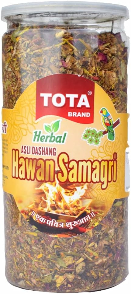 Tota Herbal Havan Samagri 400gm Jar for Pooja