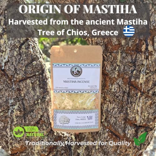 Mastihia Incense Resin Tears - Pure for Aromatherapy and Meditation
