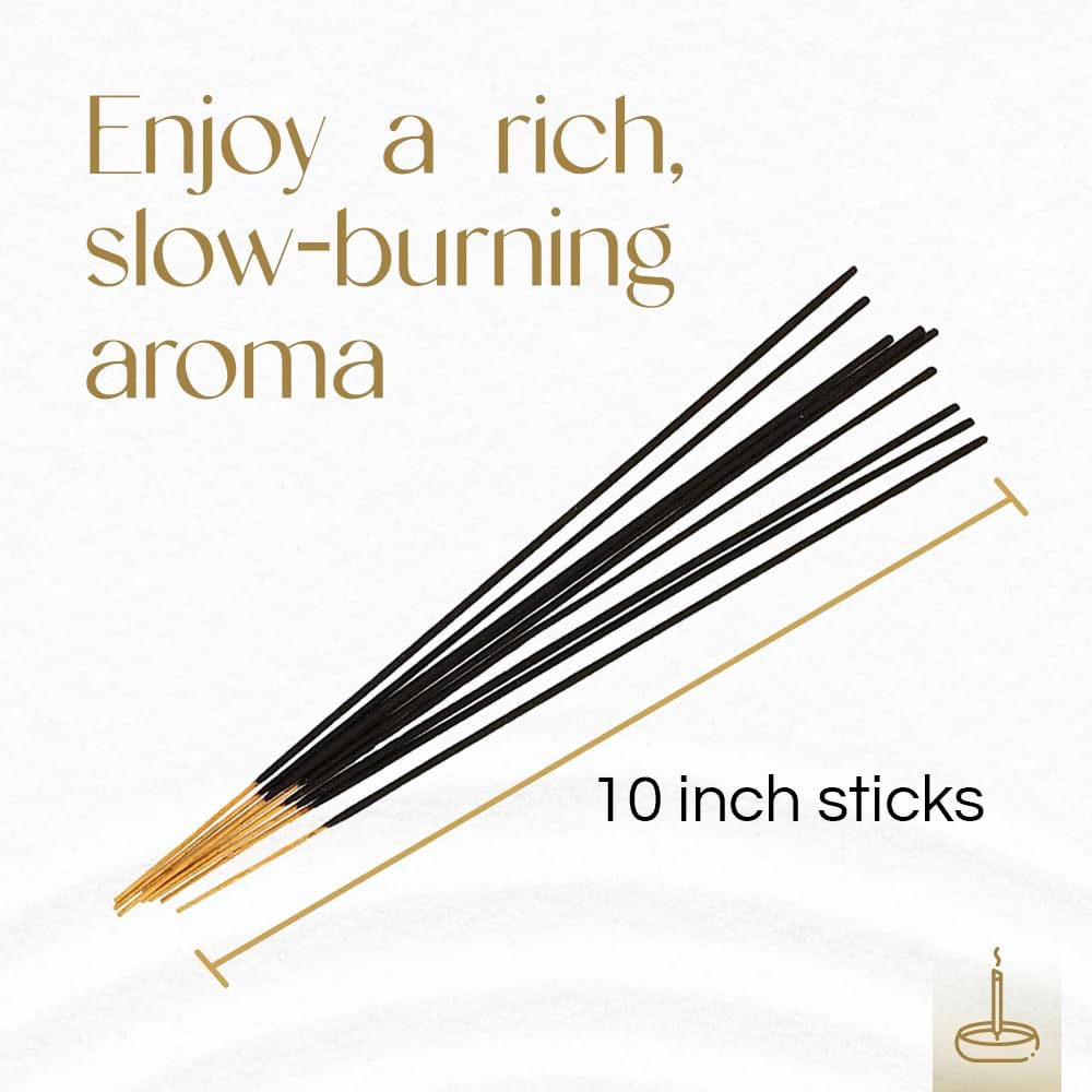 Gonesh Extra Rich Scented Incense Sticks - Patchouli 10 Inch 4 Packs