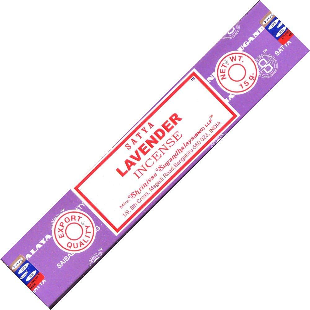 Satya Lavender Incense Sticks 15g