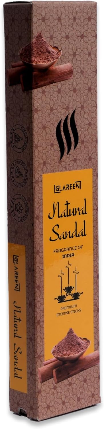 Natural Sandalwood Agarbatti Incense Sticks Pack of 50