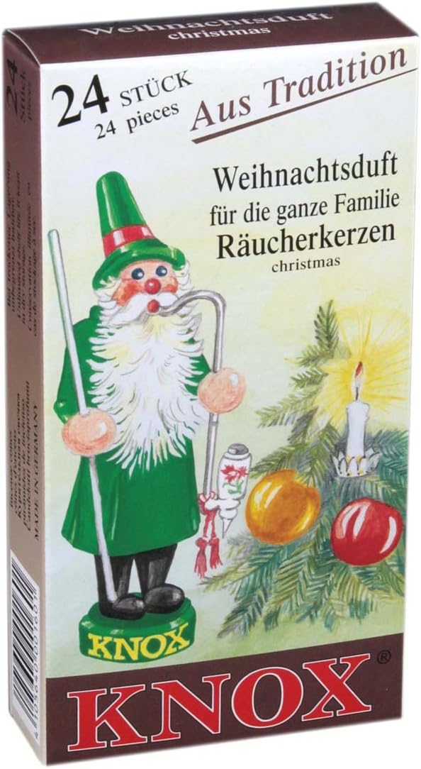 Knox Christmas Scent German Incense Cones for Holiday Smokers