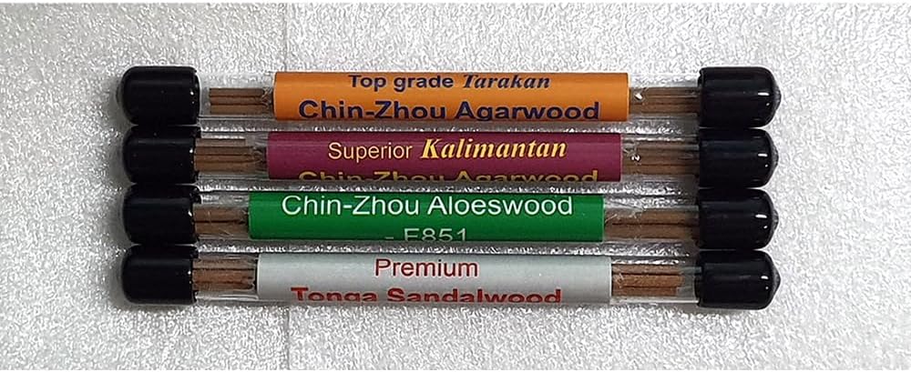 Bosen Aloeswood Incense Sample Pack 6-4 Tubes Set