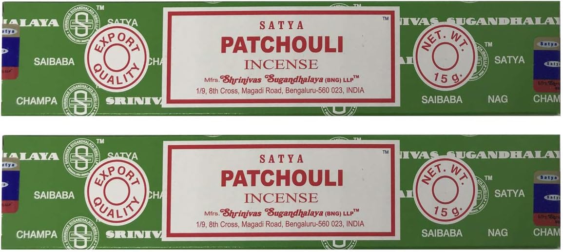 Satya Nag Champa Incense Sticks Patchouli Pack of 2