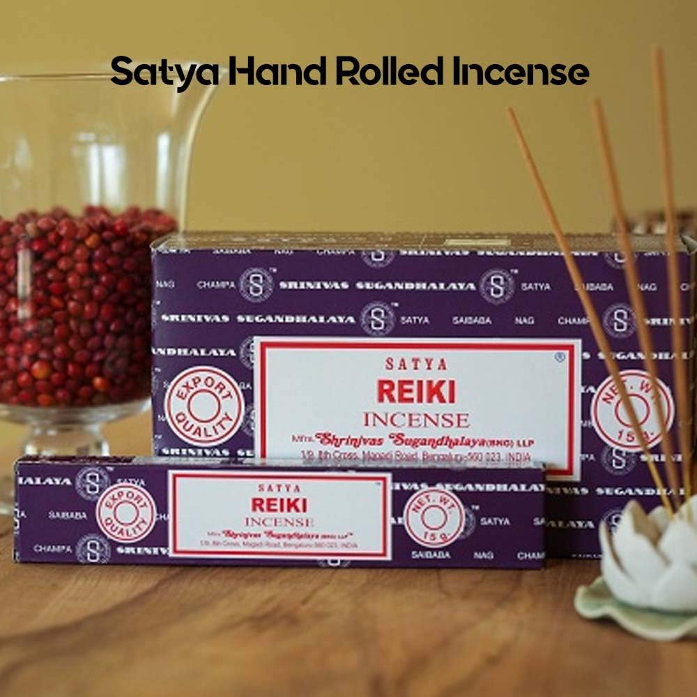 Satya Reiki Incense Sticks 12 Count - Nag Champa