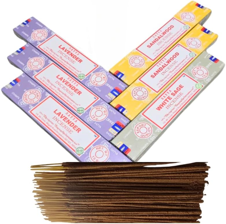 ANKCIENSE Incense Holder with 3 Fragrances 90 Sticks Variety Pack 1