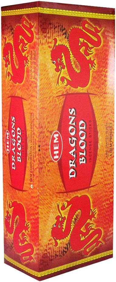 Dragons Blood Incense Sticks and Holder Set