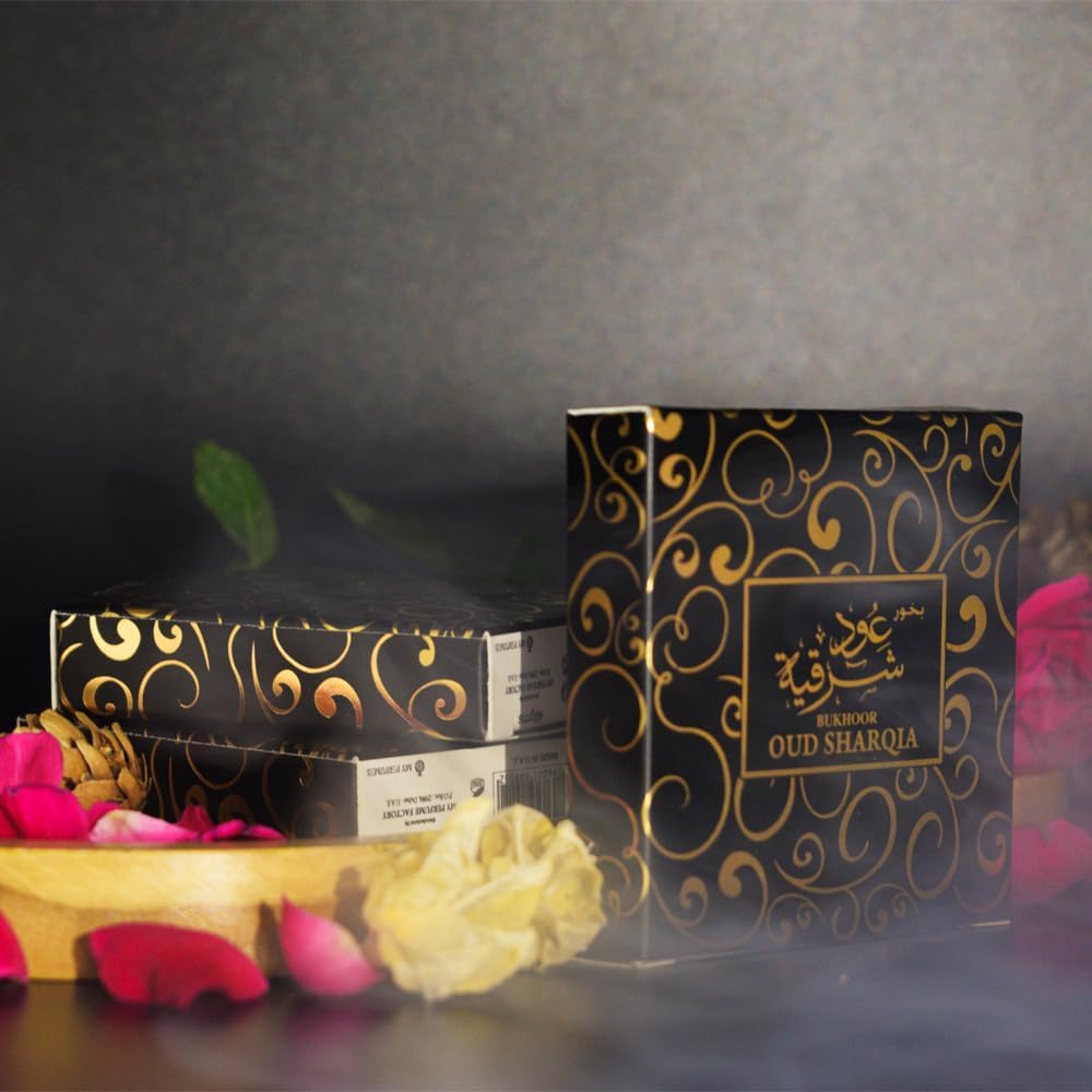 Bakhoor Oud Sharqia Incense Bricks - 40g Pack of 03