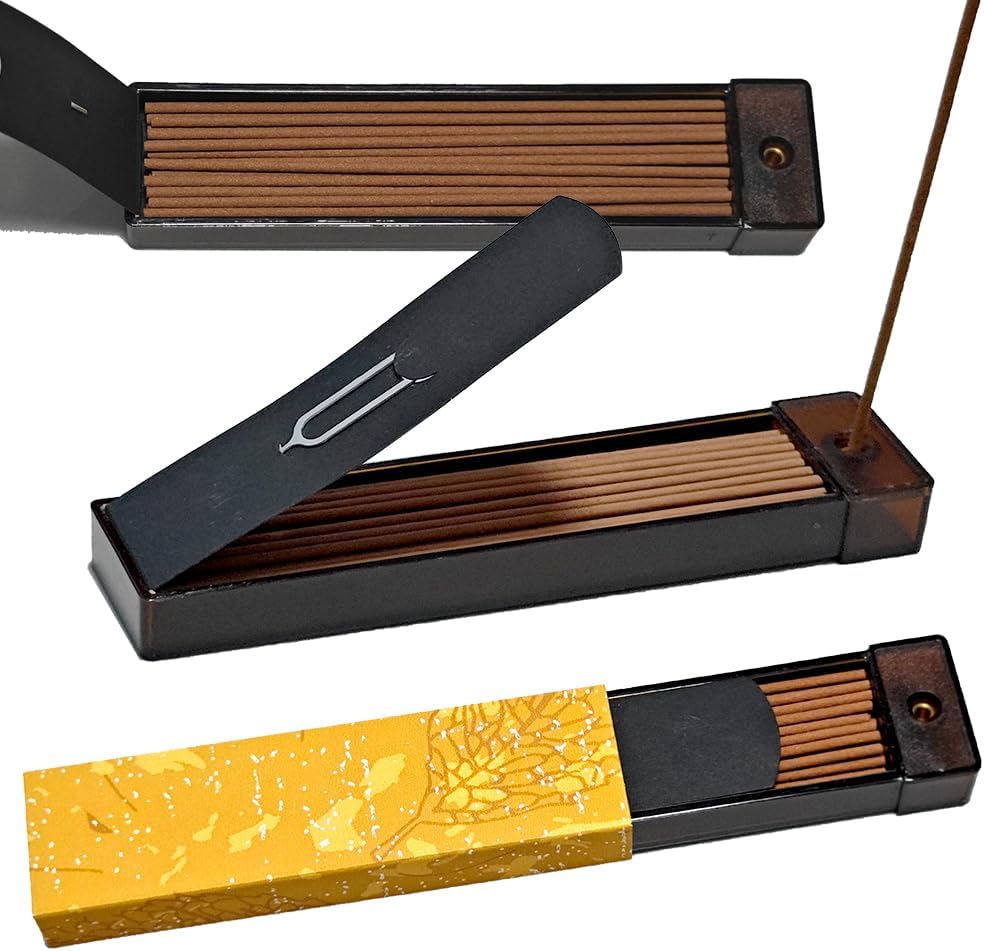 Natural Osmanthus Incense Sticks with Holder Burner