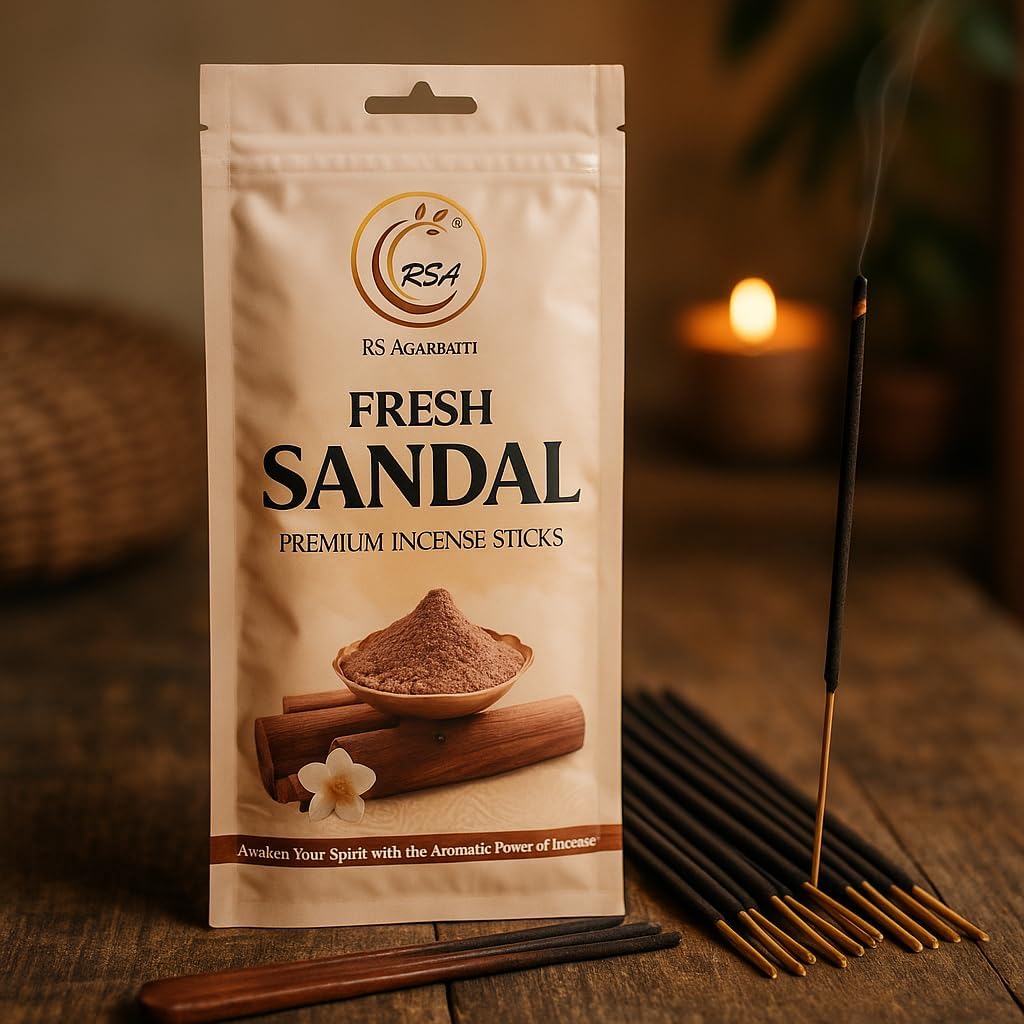 Hashcart Fresh Sandalwood Incense Sticks 65-70 Sticks Pack