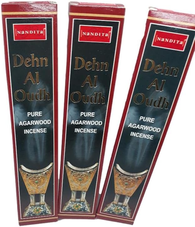 Pack of Three Boxes Nandita Dehn Al Oudh 15g Incense Sticks