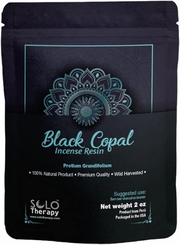 Solo Therapy Black Copal Incense 2 oz