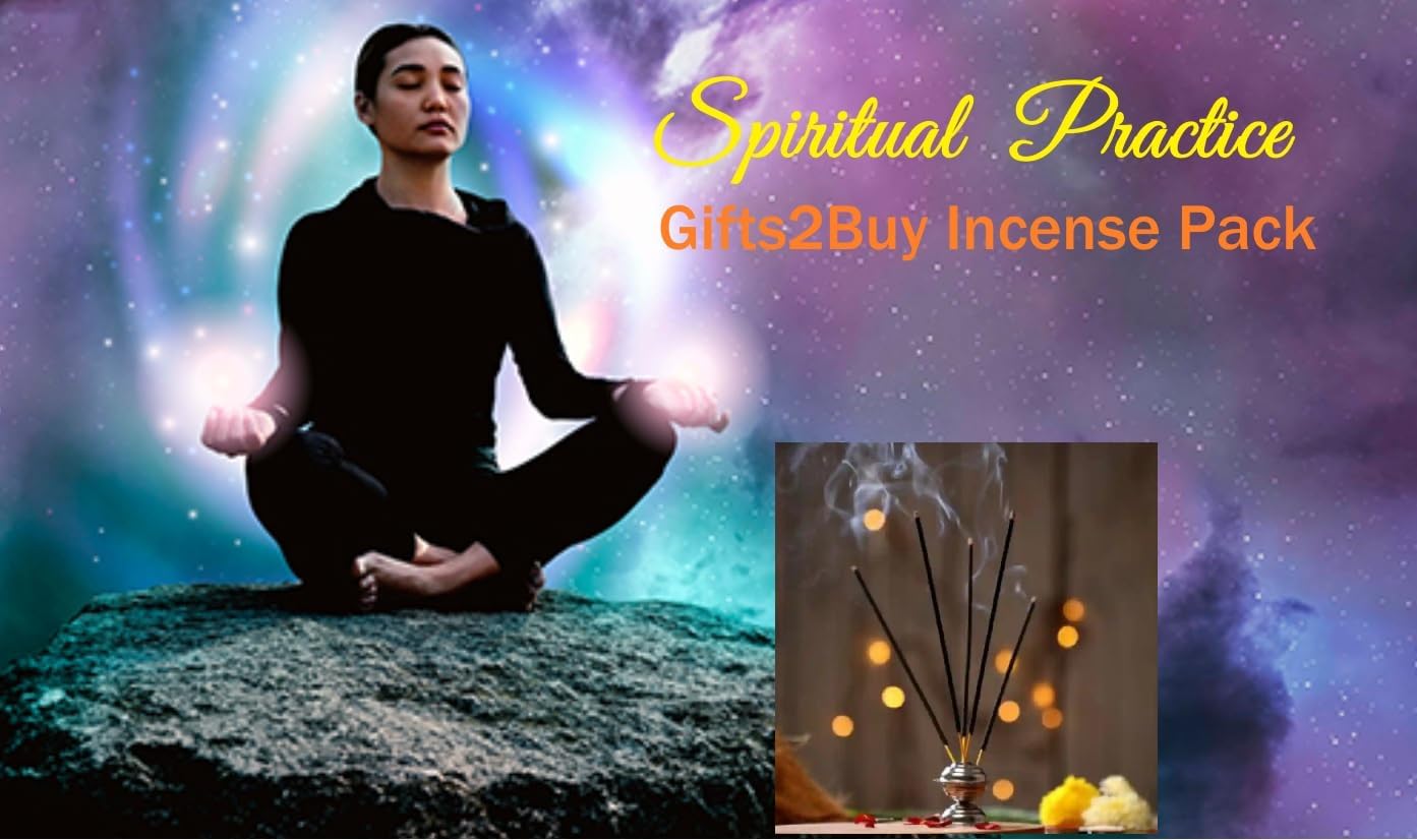 Gifts2buy Premium Incense Sticks Pack 4 Fragrances
