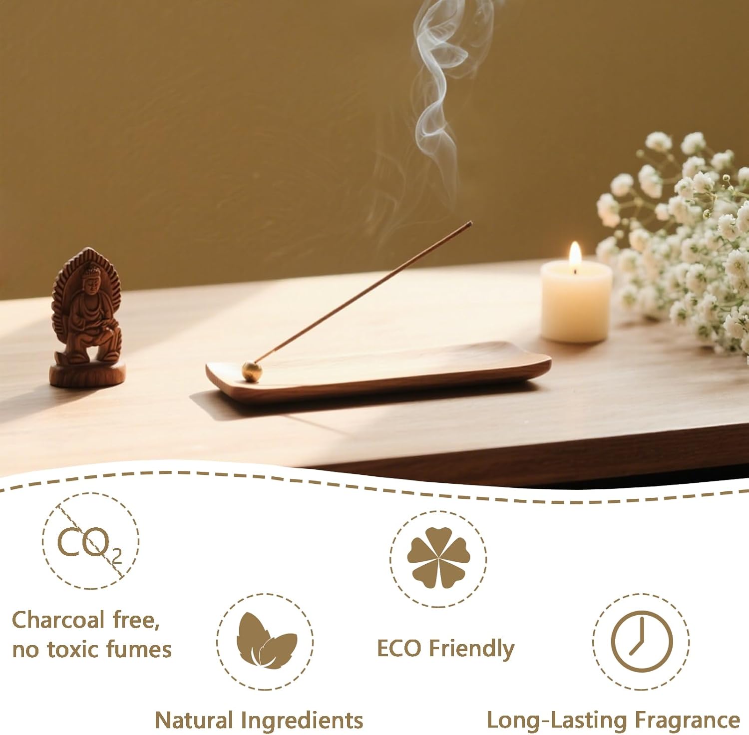 Sandalwood Incense Sticks 100 Gm Pack Free Holder