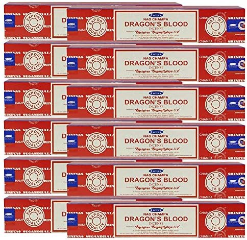 Dragons Blood Incense Sticks and Holder Bundle