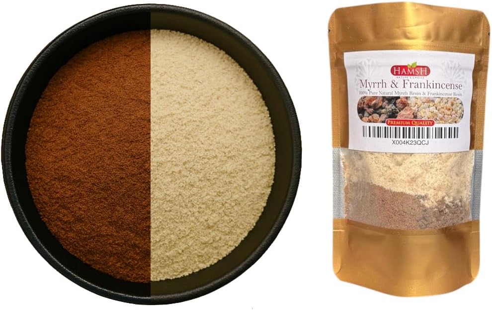HAMSH Frankincense Myrrh Powder 4 oz