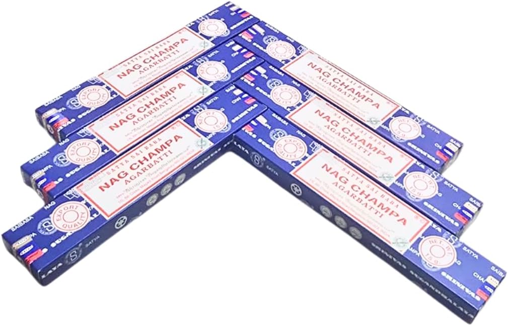 ANKCIENSE Incense Stick Holder with Satya Nag Champa Incense 15g