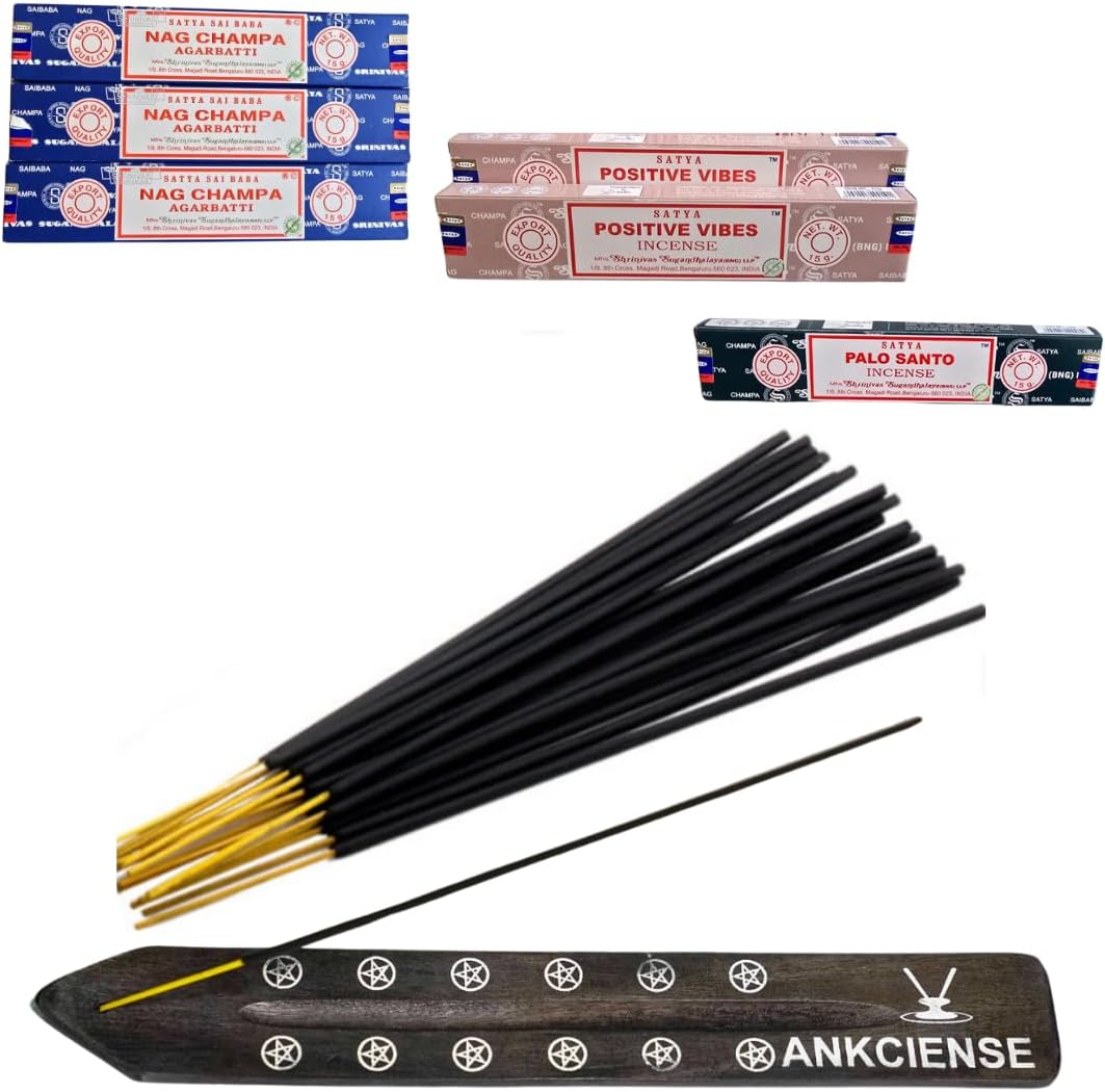 ANKCIENSE Incense Holder with 3 Fragrances Pack of 3