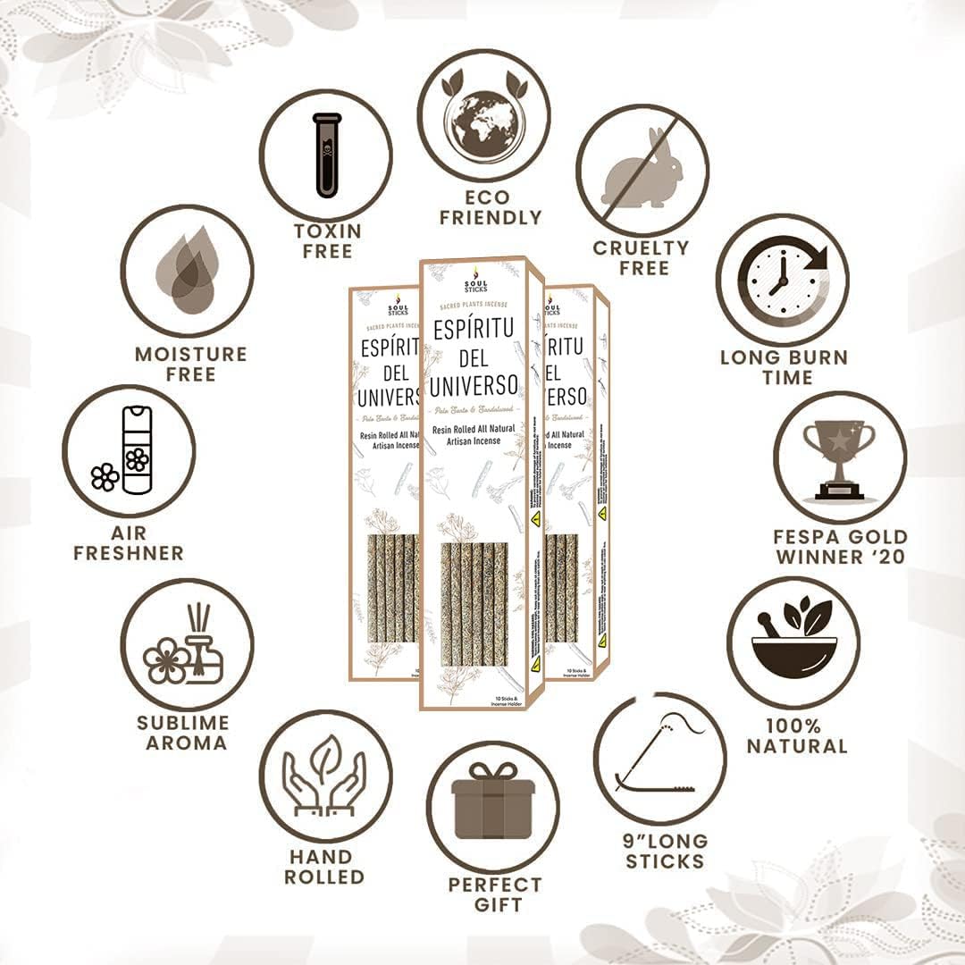 Soul Sticks 10pcs Resin Incense Sticks Non Toxic