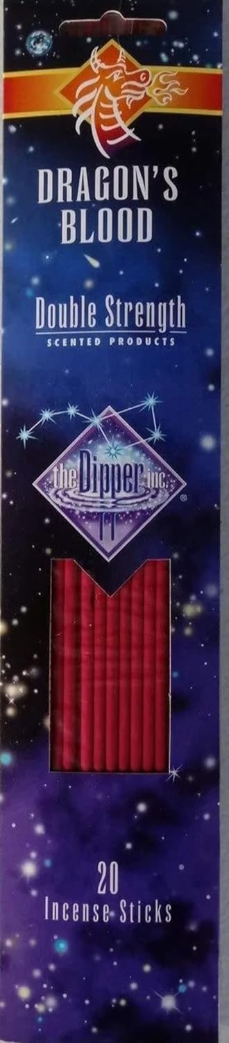 The Dipper Dragons Blood 11 Inch Incense Sticks - 20 Sticks