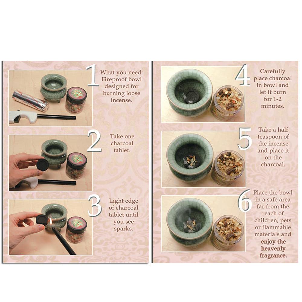 Ananda Resin Incense - Natural Spiritual Fragrance 24 Ounce Jar