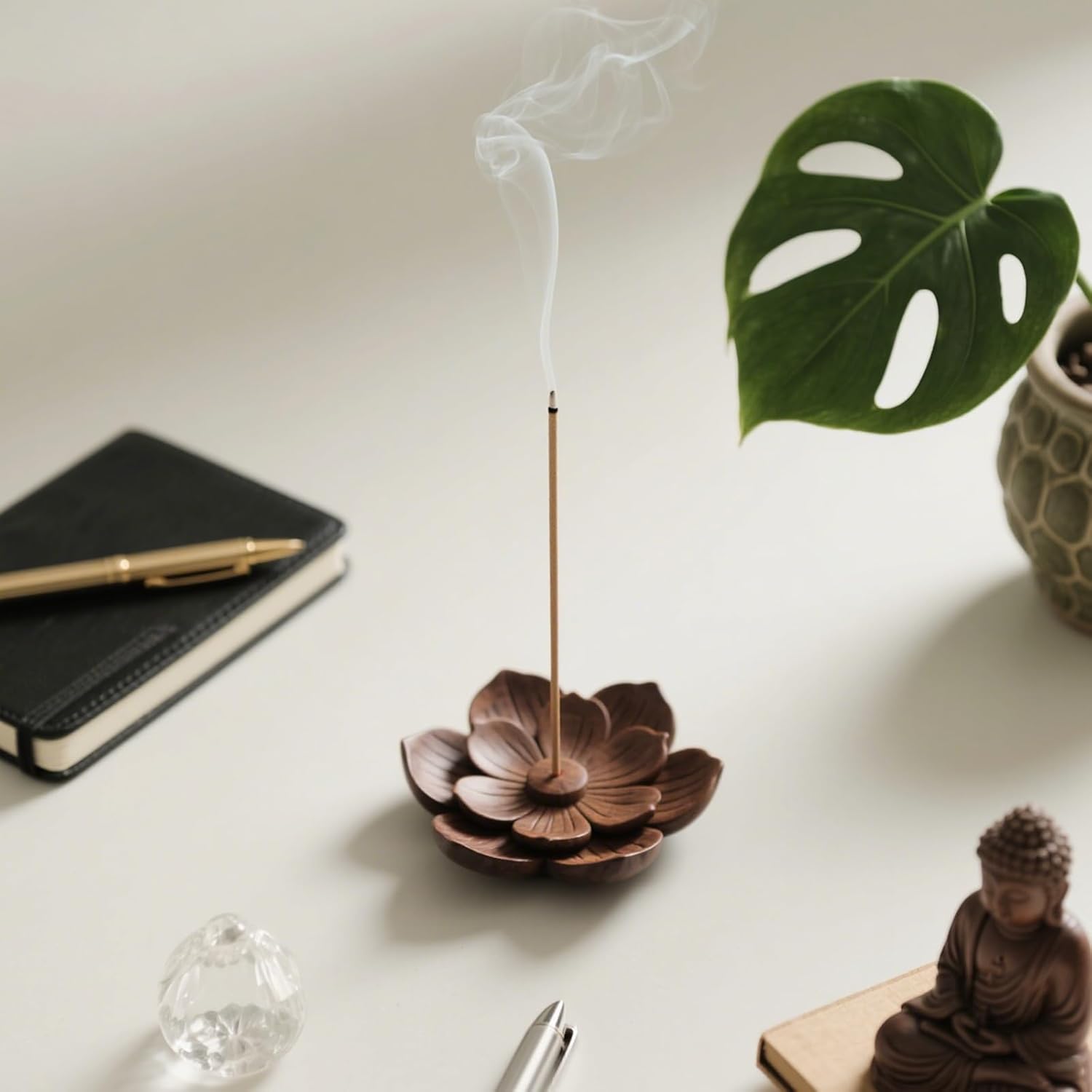 TOSAMC Sandalwood Incense Sticks 120pcs Natural Burn