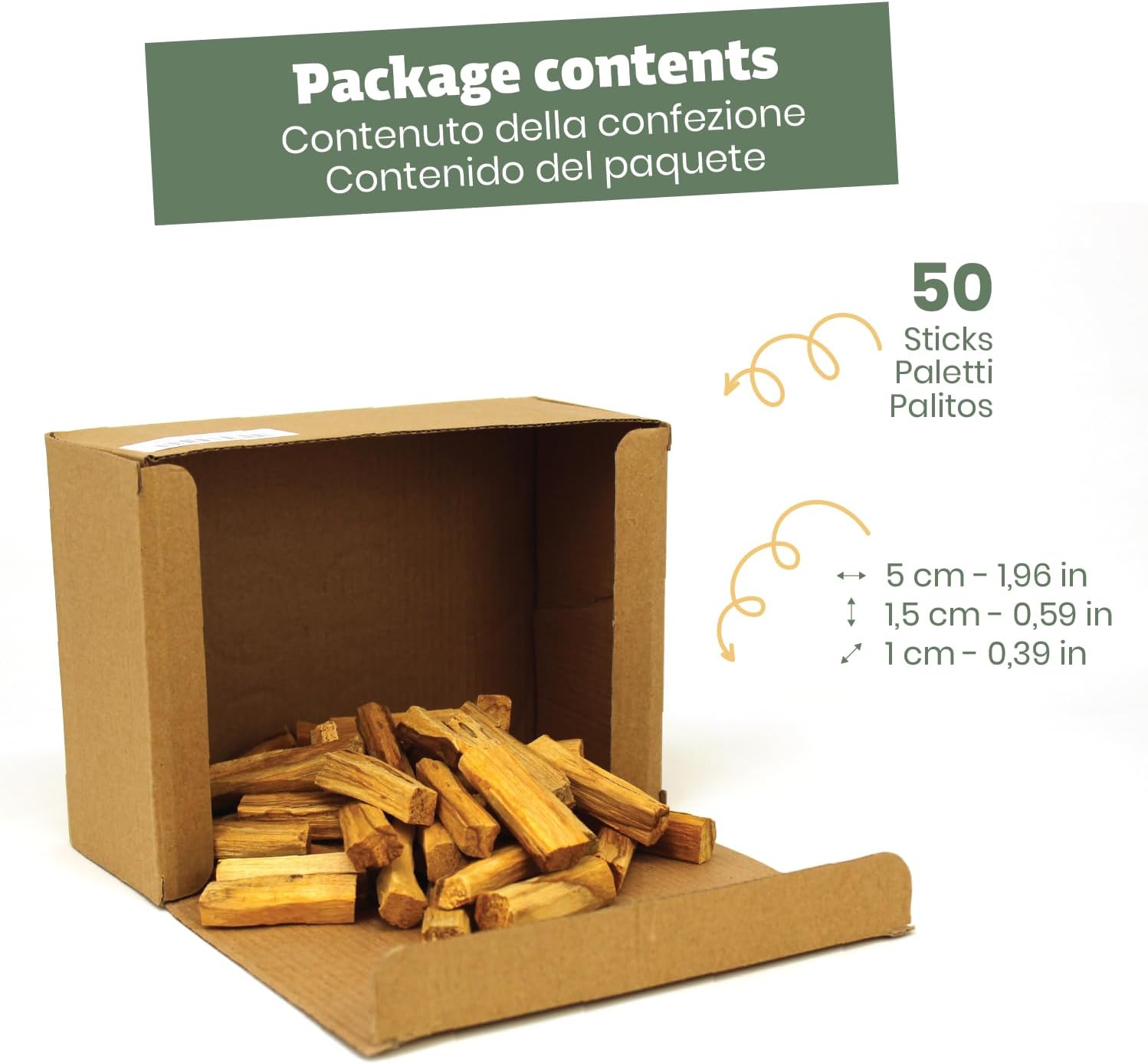NIRDOSH 100 Natural Palo Santo Incense Sticks