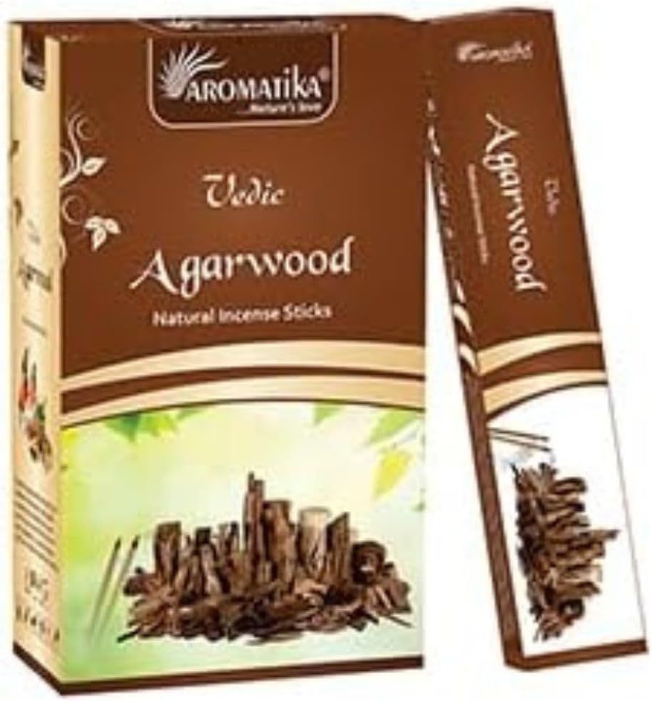 ARO VATIKA Vedic Agarwood Incense Sticks 144 in Pack of 12