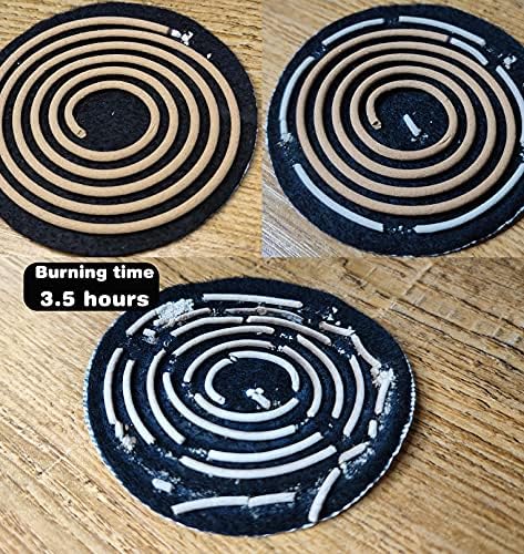 WORAMUK 48-Pack Lavender Sandalwood Coil Incense Set