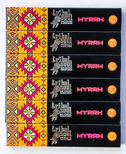 Tribal Soul Myrrh Incense Smudge Sticks 90 Grams