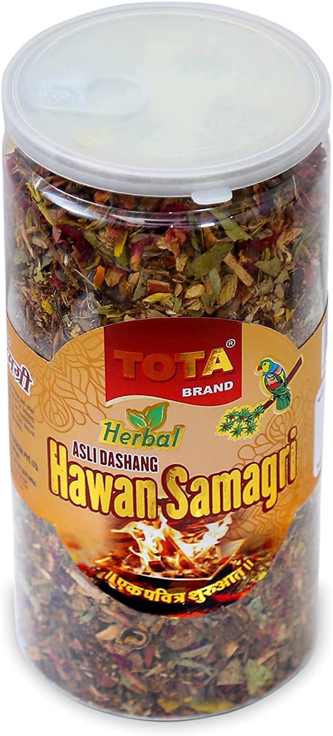 Tota Herbal Havan Samagri 400gm Jar for Pooja