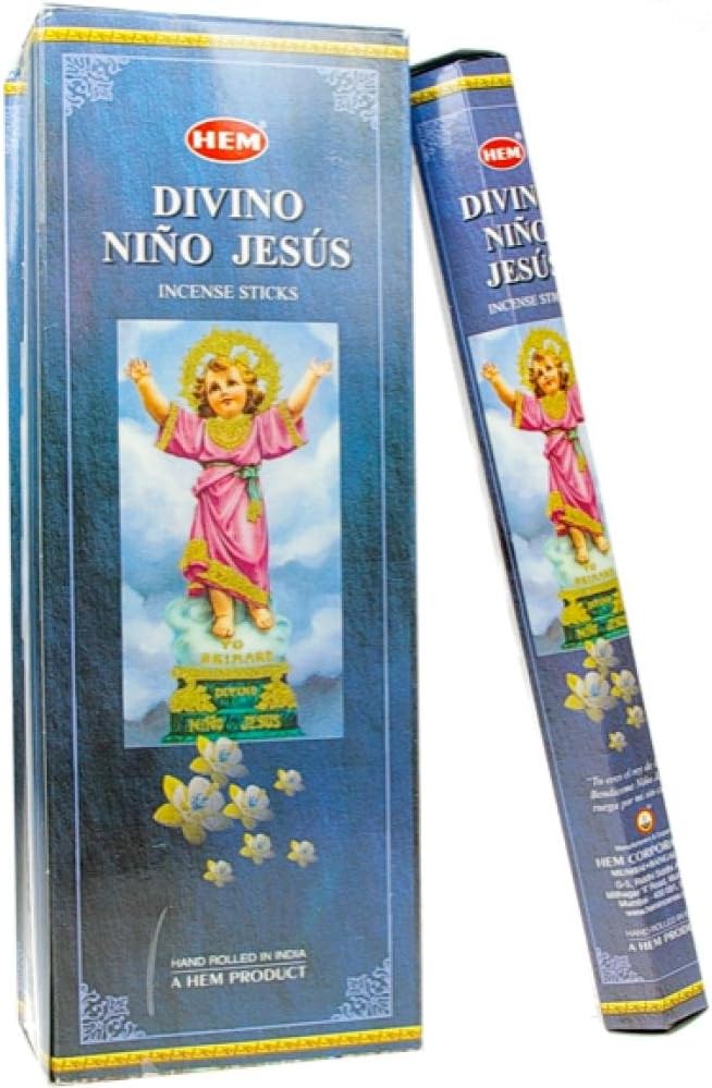 Hem Divino Nino Jesus Incense Sticks - 120 Pieces in 6 Boxes